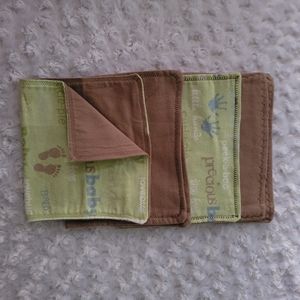 Handmade burp cloths